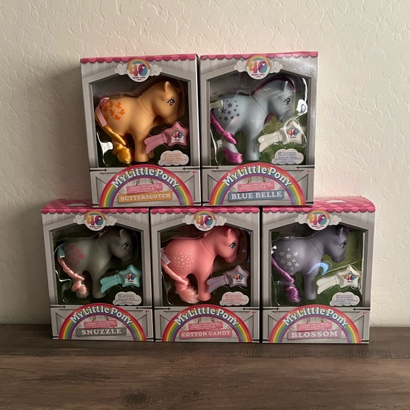 My Little Pony Original 1983 Collection 40th Year Anniversary Set of 5 - Picture 1 of 13